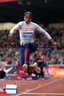 Yamile Aldama in the womens triple jump at the Sainsbury's Birmingham Grand Prix. Photos: David T. Hewitson/Sports for All Pics